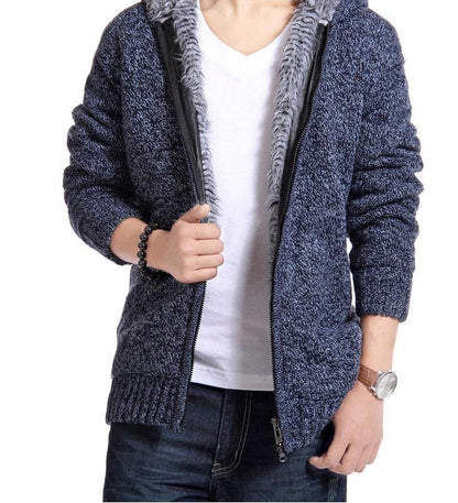 Chaqueta abrigada de mezcla de lana para hombre Loom & Soul™ – Abrigo de invierno suave de acrílico y lana para comodidad y estilo diario