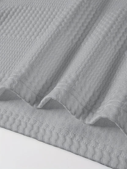 Polo Homme d'Été à Revers Jacquard – Coupe Slim Manches Courtes