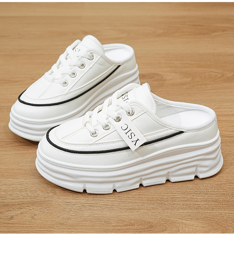 Zapatos Planos Casuales de Verano – Sandalias Cómodas de Uso Diario con Cordones
