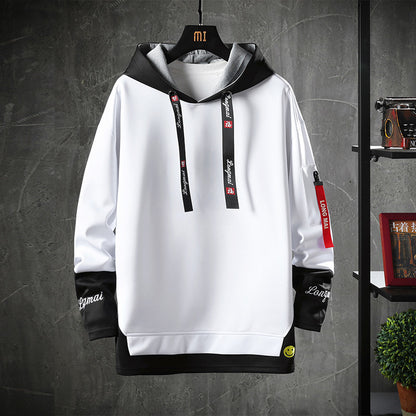 Sudadera con capucha informal de hombre – Manga larga estilo urbano