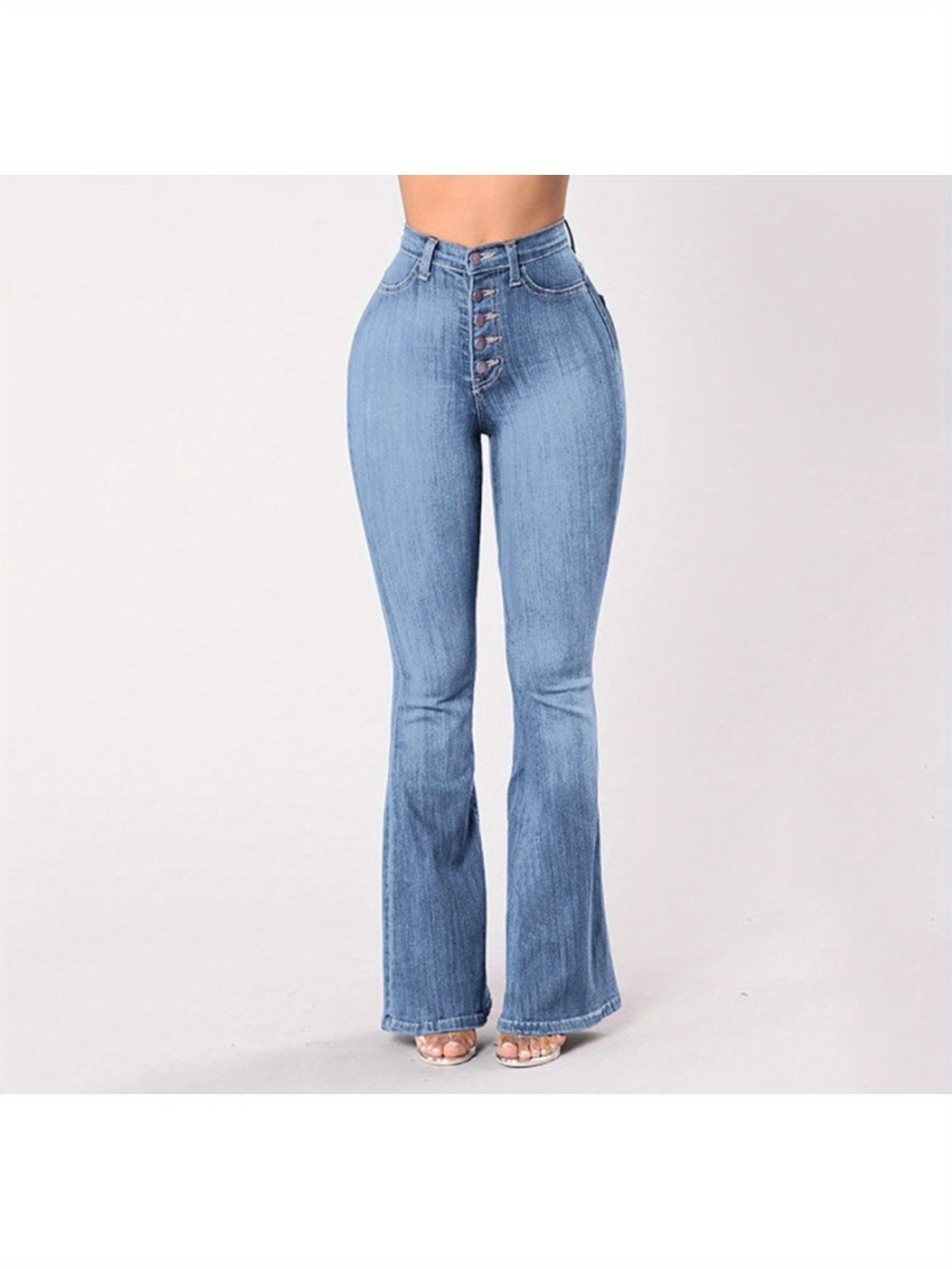 Snatched High Waist Wide Leg Jeans – Flowy Vintage Fit