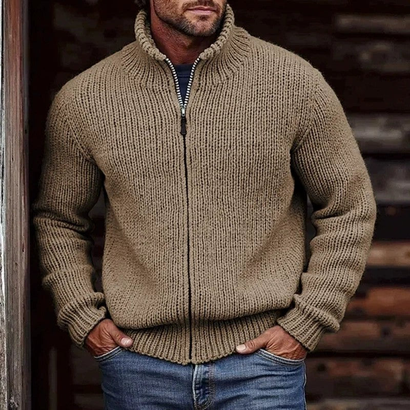 Veste zippée imprimée 3D pour homme – Cardigan décontracté à manches longues