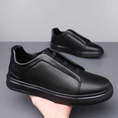Men’s Waterproof Suede Sneakers – Premium Lace-Up Casual Shoes