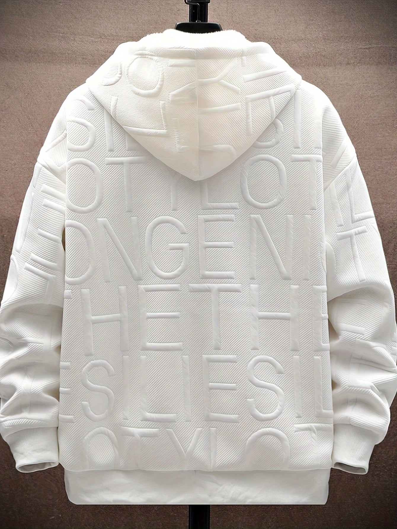 Sudadera con capucha y cremallera de felpa para hombre Loom & Soul - Edición festiva