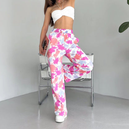 Pantalones rectos informales de algodón para mujer Loom & Soul – Pantalones holgados de algodón con micro elasticidad y ajuste relajado