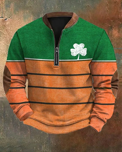 Sudadera con cremallera y estampado digital 3D para hombre - Estilo primavera y otoño