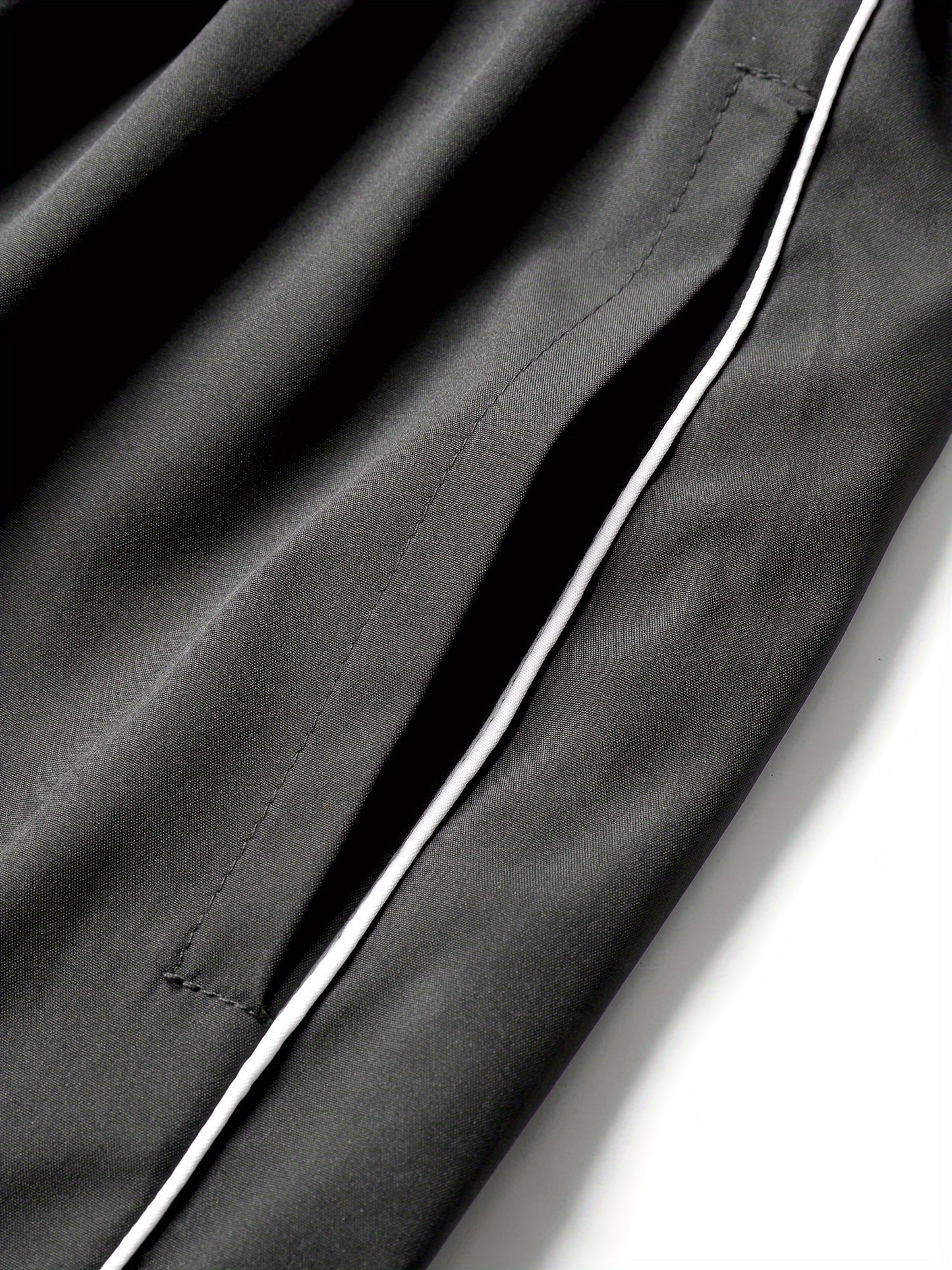 Pantalones de Jogging Holgados de Hombre con Cordón – Transpirables Informales para Exteriores