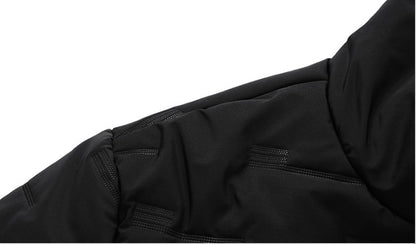 Ensemble de costume rembourré en duvet Loom & Soul™ pour homme – Veste d'hiver à capuche et pantalon assorti pour la chaleur et le style