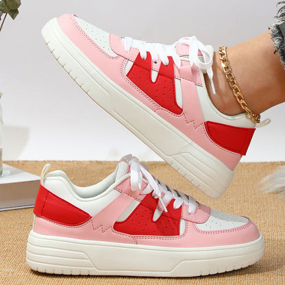 Zapatillas deportivas unisex con plataforma Loom & Soul – Calzado deportivo casual antideslizante estilo europeo y americano con suela suave de EVA