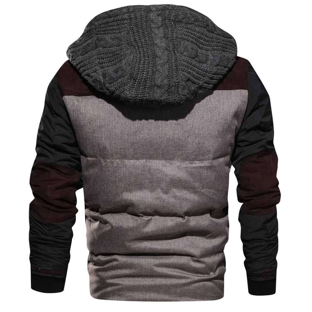 Chaqueta cárdigan de invierno para hombre 3D Loom & Soul – Abrigo grueso con cremallera