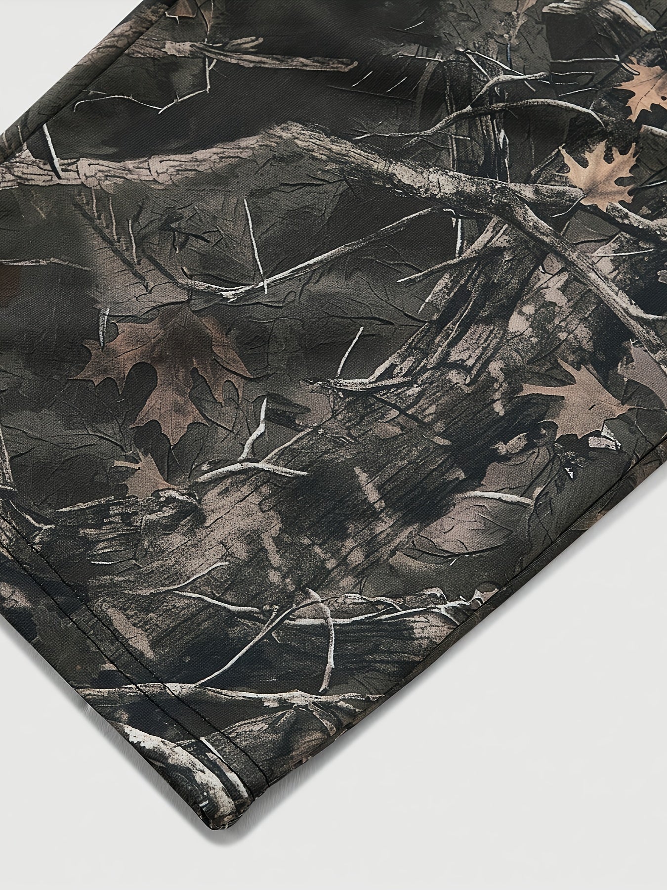 Pantalones deportivos de camuflaje para hombre – Pantalones rectos holgados para exteriores