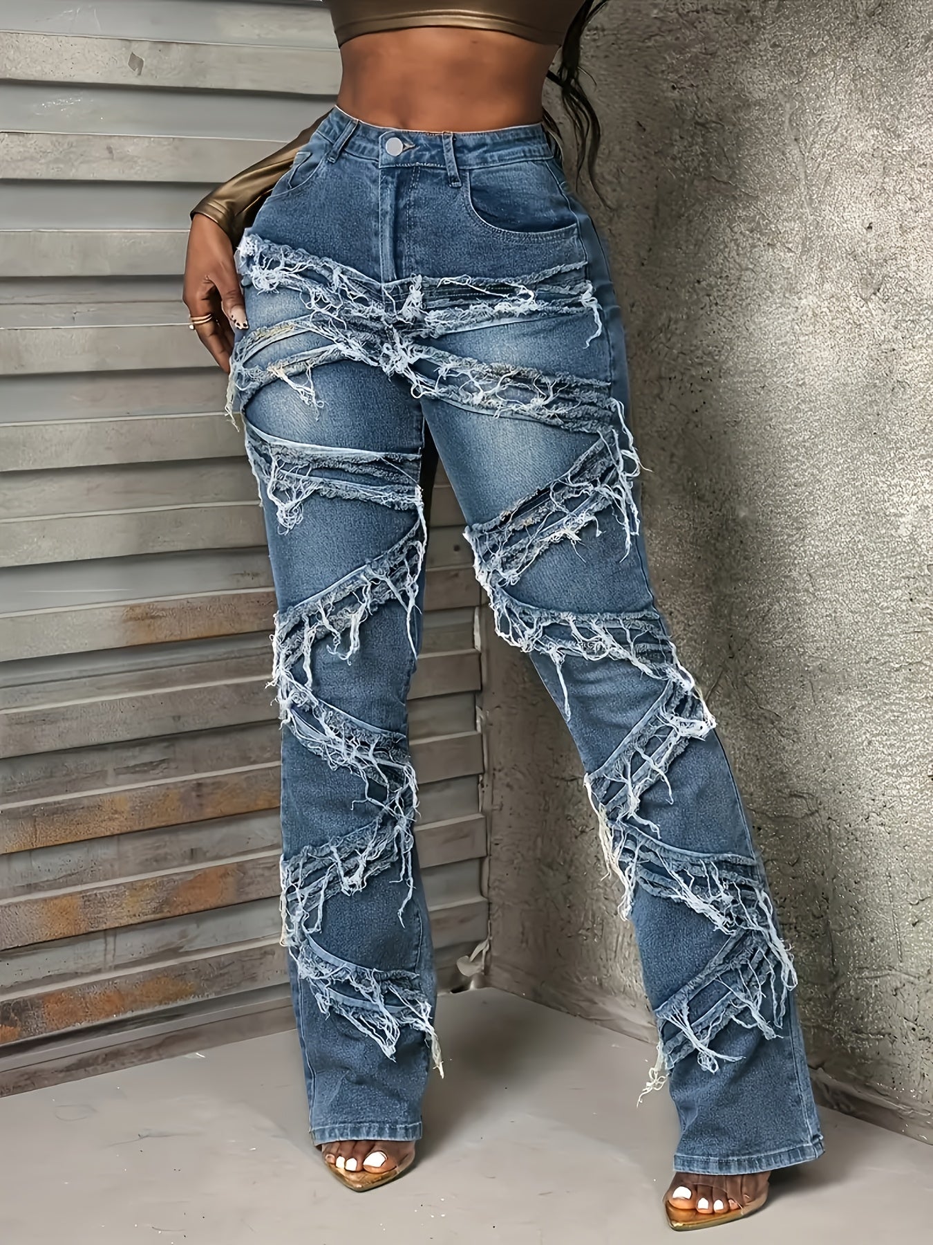 Jeans acampanados Curve Sculpt – Tejido elástico sin dobladillo