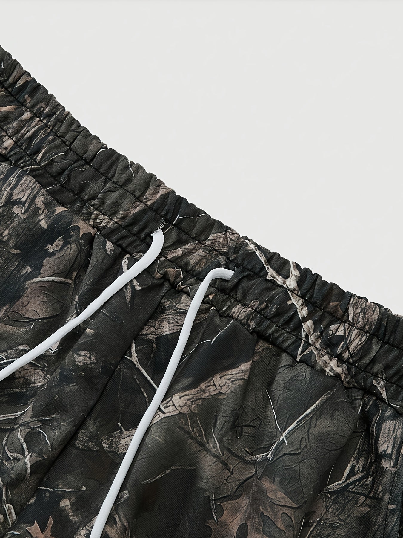 Pantalones deportivos de camuflaje para hombre – Pantalones rectos holgados para exteriores