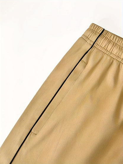 Pantalones de Jogging Holgados de Hombre con Cordón – Transpirables Informales para Exteriores