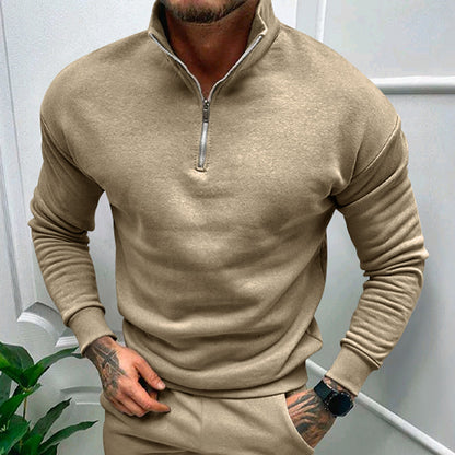 Sudadera Loom & Soul™ de Color Liso – Top Casual de Manga Larga para Comodidad y Estilo Diarios