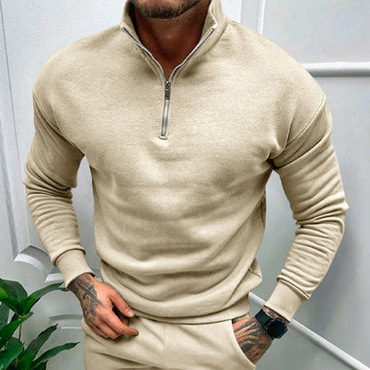 Sudadera Loom & Soul™ de Color Liso – Top Casual de Manga Larga para Comodidad y Estilo Diarios