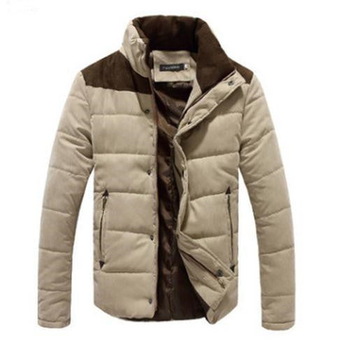 Parka informal cálida para hombre Loom & Soul™ – Abrigo de invierno cortavientos con cubierta ligera de poliéster