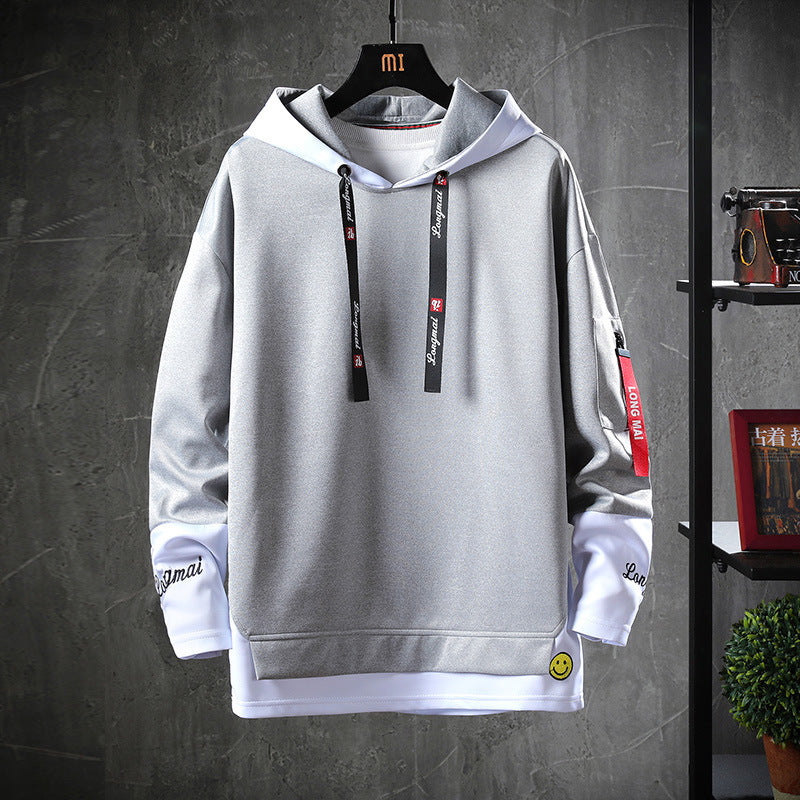 Sudadera con capucha informal de hombre – Manga larga estilo urbano