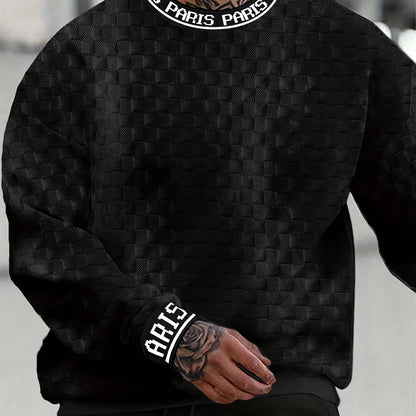 Sudadera Jacquard de Rendimiento para Hombre – Jersey Deportivo Casual