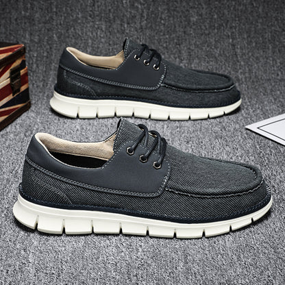 Men’s Casual Lace-Up Sneakers – Breathable Everyday Street Fit