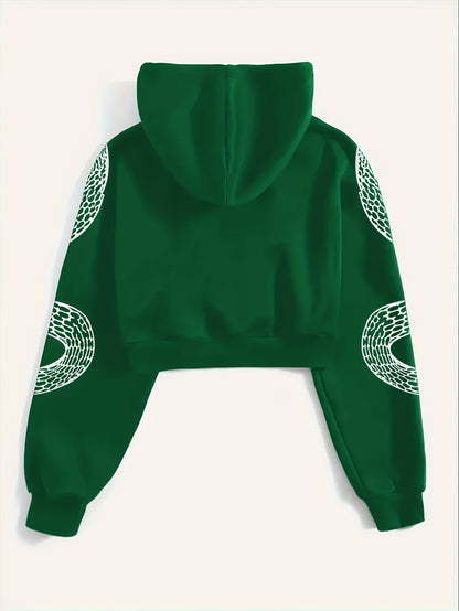 Sudadera con capucha roja para mujer – Sudadera urbana con estampado de Fénix y Mariposa