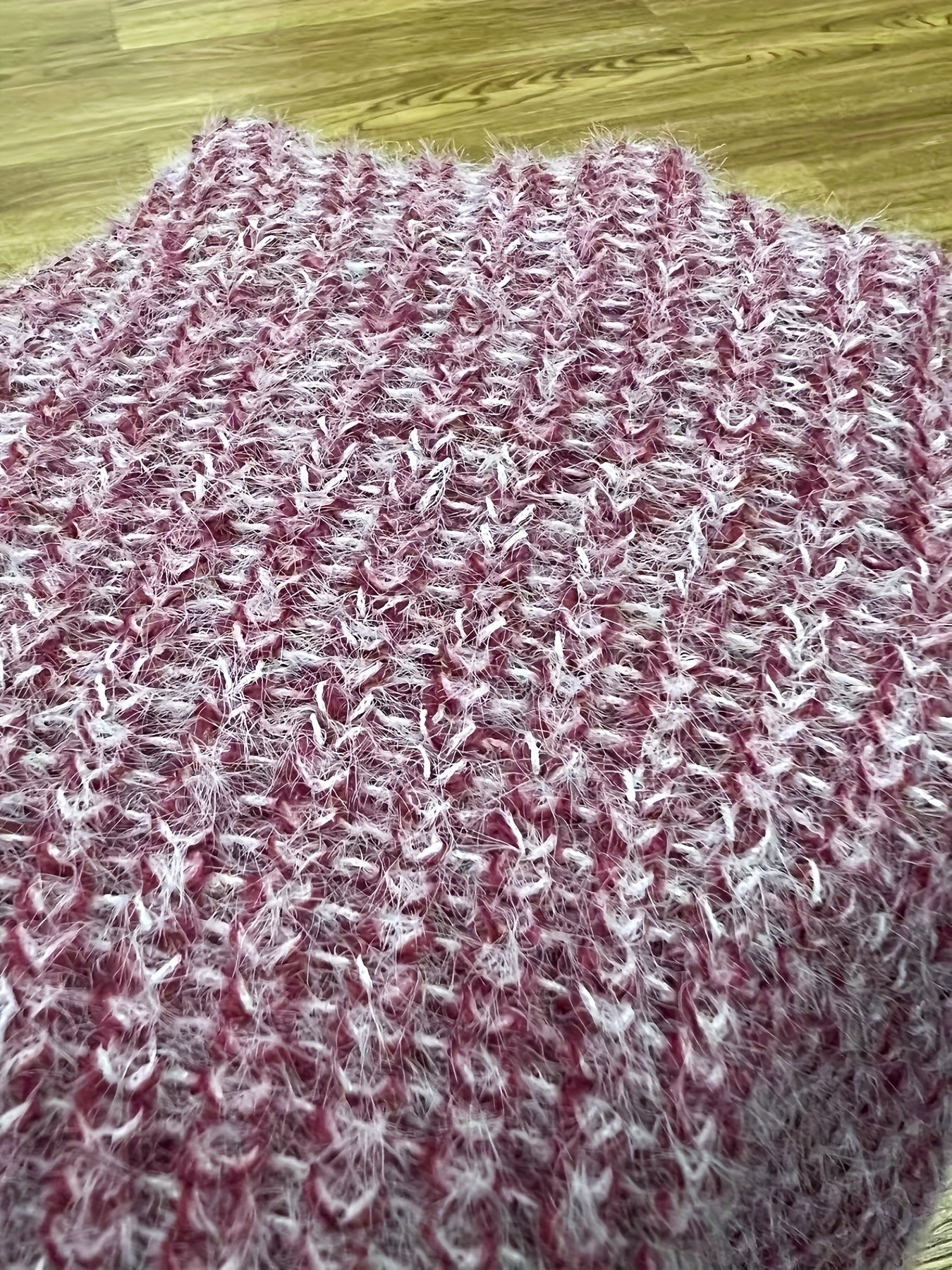 Vestido de jersey elegante de cuello alto a rayas – Ajustado de manga larga y bloques de color