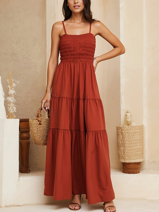 Elegant Halter Neck Maxi Dress – Minimalist Fitted Evening Gown