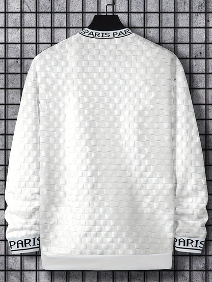 Sudadera Jacquard de Rendimiento para Hombre – Jersey Deportivo Casual