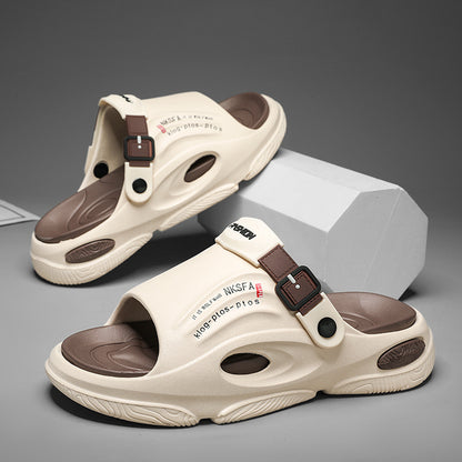 Men’s EVA Comfort Slides – Non-Slip Cushioned Summer Slippers