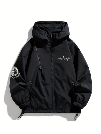 Veste à capuche coupe-vent Loom & Soul pour homme – L'indispensable léger pour l'extérieur