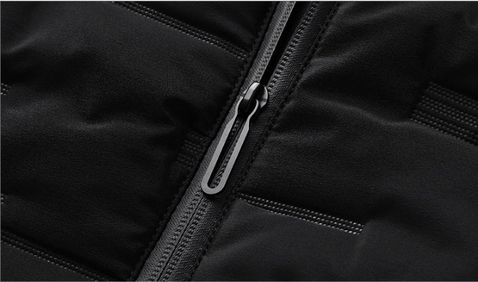 Ensemble de costume rembourré en duvet Loom & Soul™ pour homme – Veste d'hiver à capuche et pantalon assorti pour la chaleur et le style