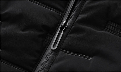 Ensemble de costume rembourré en duvet Loom & Soul™ pour homme – Veste d'hiver à capuche et pantalon assorti pour la chaleur et le style