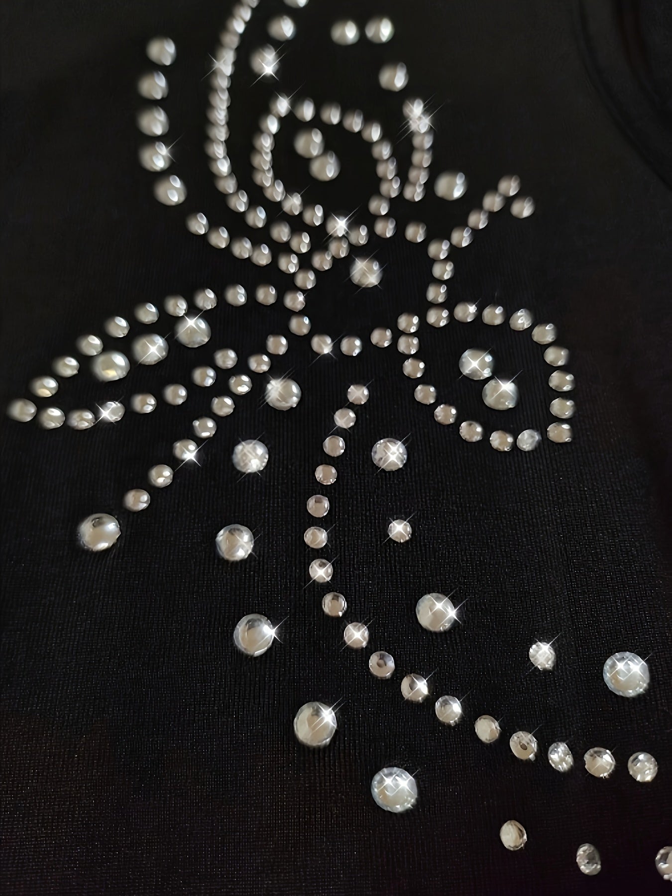 Rhinestone Bodycon Evening Gown – Elegant Cold Shoulder Long Dress