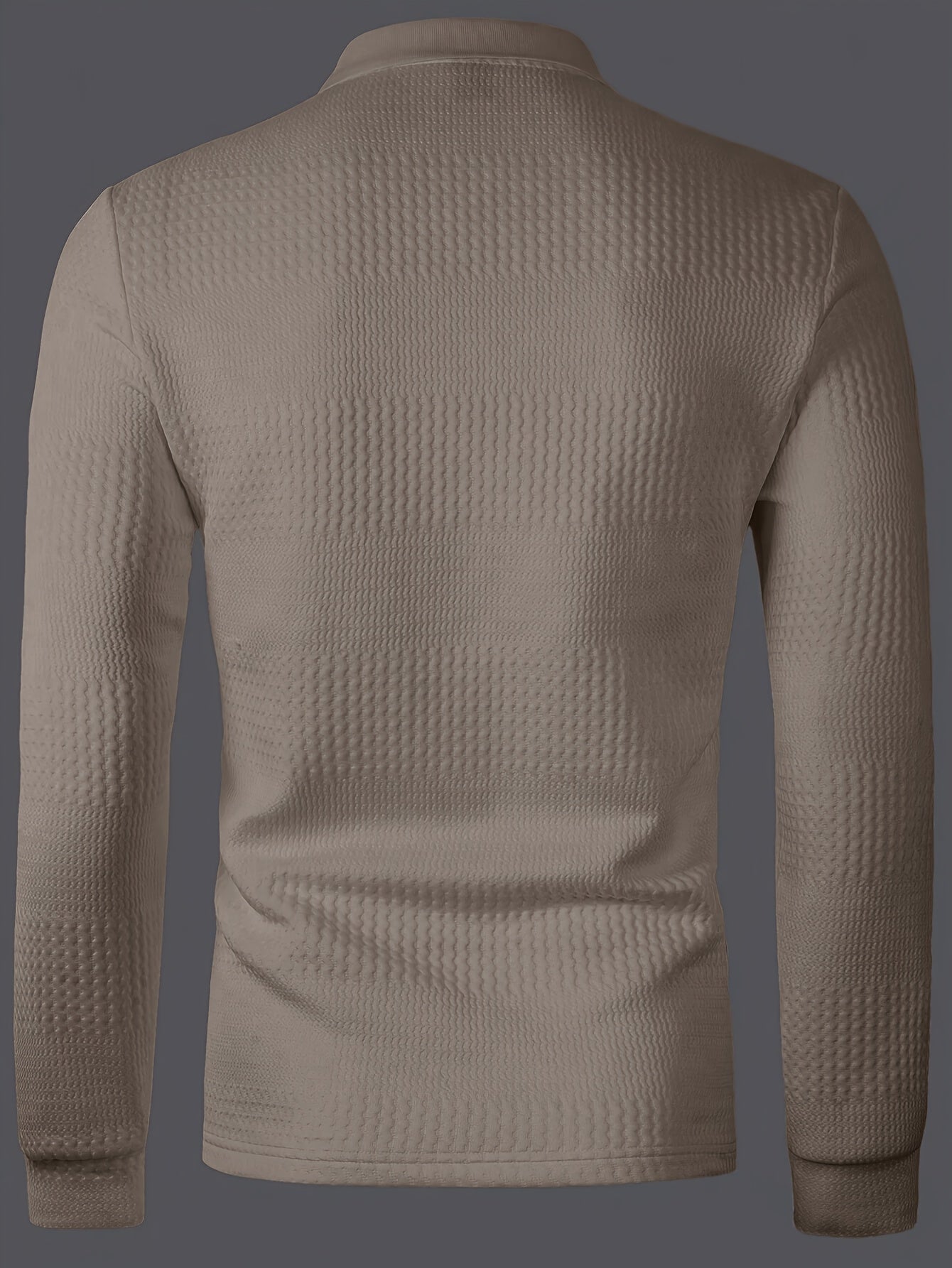 Polo Homme d'Été à Revers Jacquard – Coupe Slim Manches Courtes