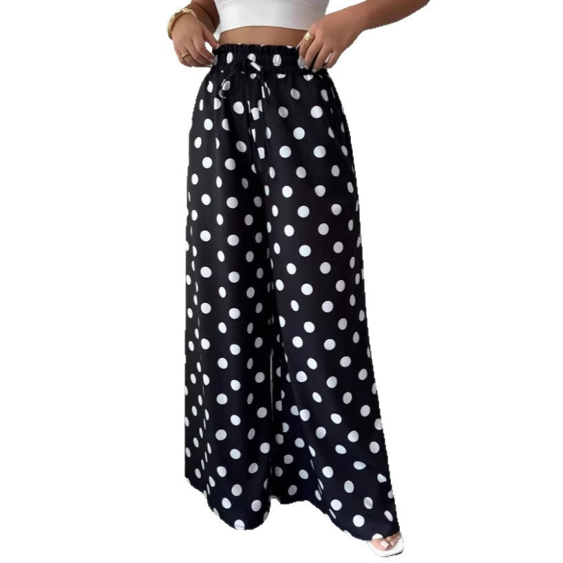 Women’s Floral Linen Pants – Loose Sun-Protective Summer Fit