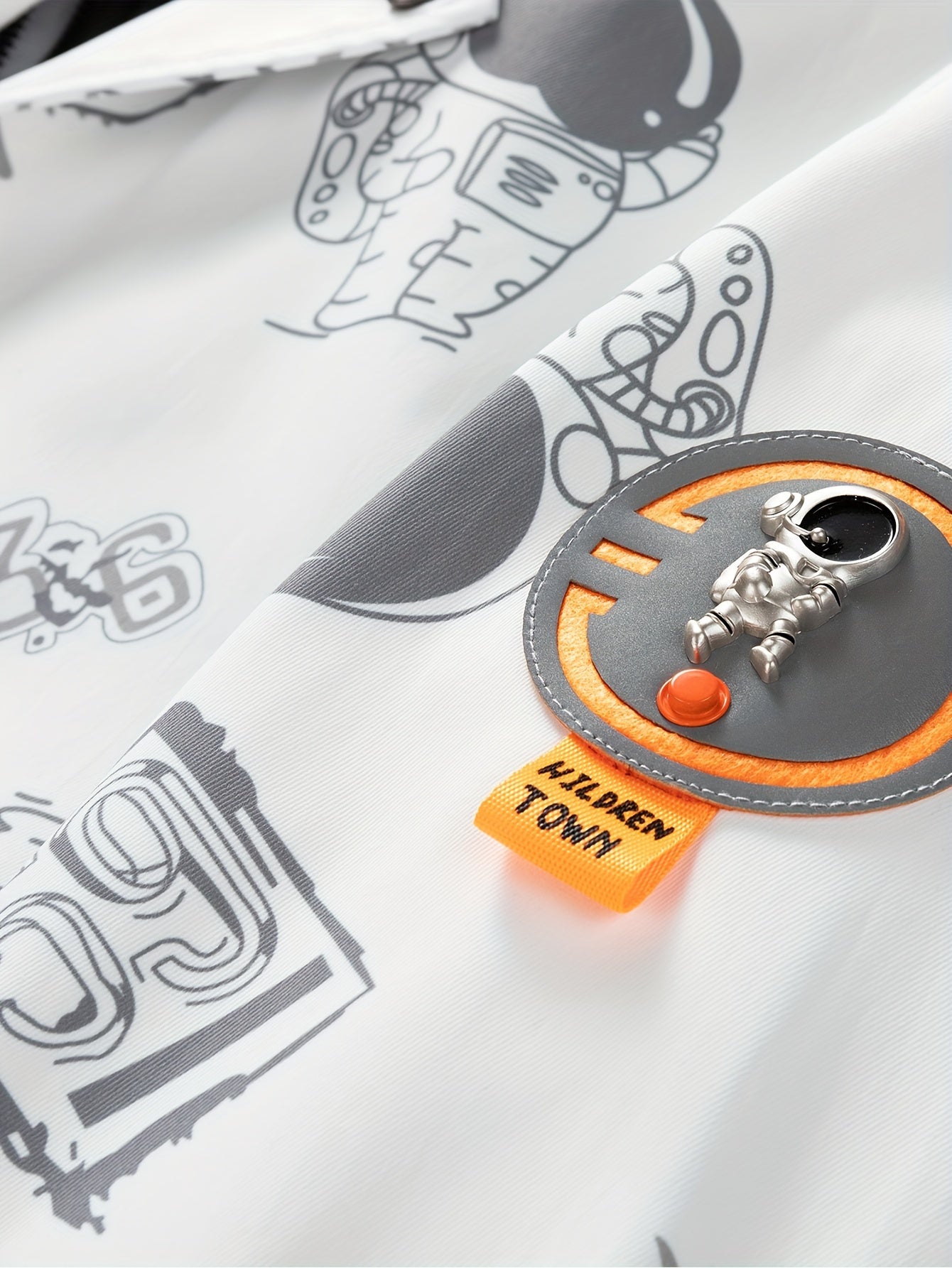 Loom & Soul Men’s Cartoon Print Zip Hoodie – Youth Streetwear Jacket