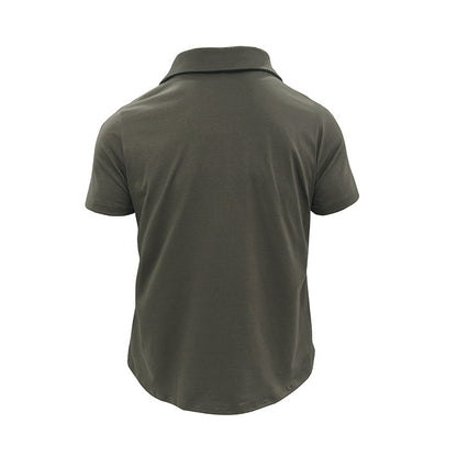 Polo de verano para hombre Loom & Soul™ – Camiseta de manga corta con cuello y bolsillo en el pecho