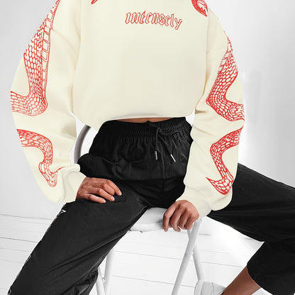 Sudadera con capucha roja para mujer – Sudadera urbana con estampado de Fénix y Mariposa