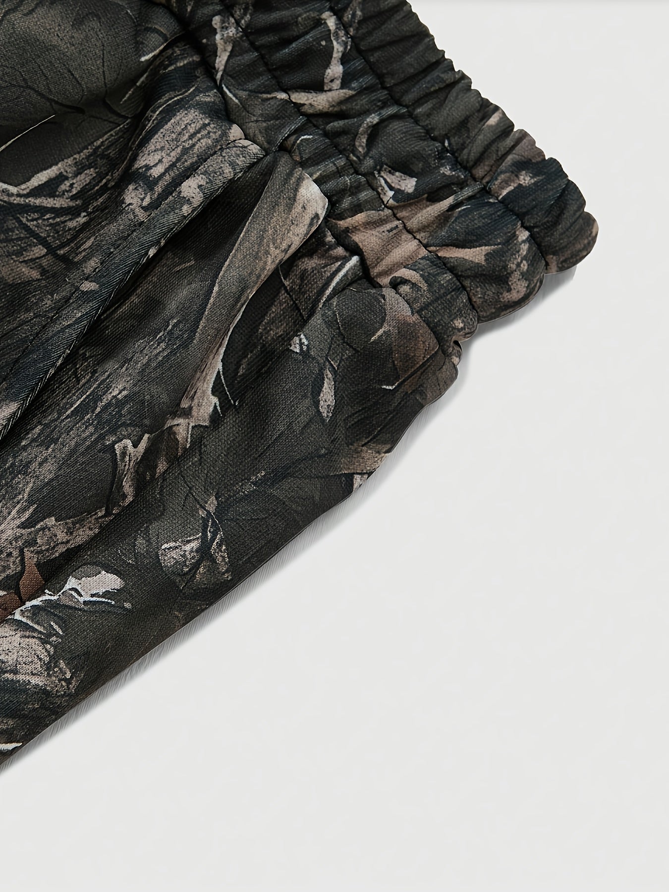 Pantalones deportivos de camuflaje para hombre – Pantalones rectos holgados para exteriores