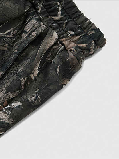 Pantalones deportivos de camuflaje para hombre – Pantalones rectos holgados para exteriores