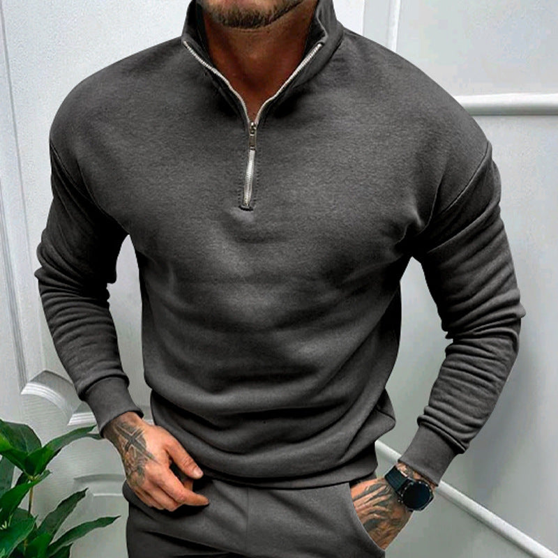 Sudadera Loom & Soul™ de Color Liso – Top Casual de Manga Larga para Comodidad y Estilo Diarios