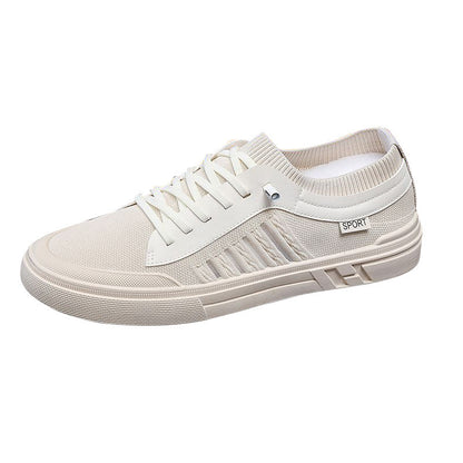 Zapatillas de skateboard Loom & Soul™ para hombre – Zapatillas deportivas bajas informales con forro de malla transpirable y suela duradera inyectada