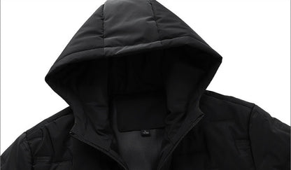 Ensemble de costume rembourré en duvet Loom & Soul™ pour homme – Veste d'hiver à capuche et pantalon assorti pour la chaleur et le style