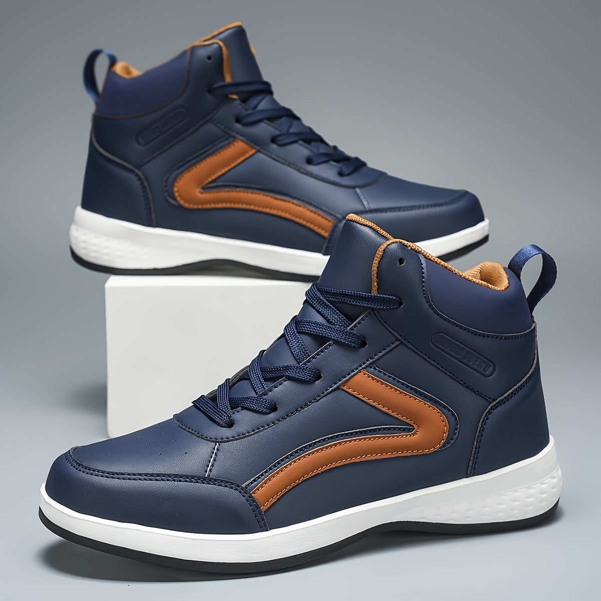 Zapatillas altas clásicas retro – Calzado de moda urbano informal
