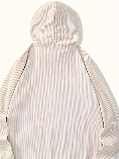Sudadera con capucha unisex jacquard de cuello redondo – Ajuste casual de calidad de exportación