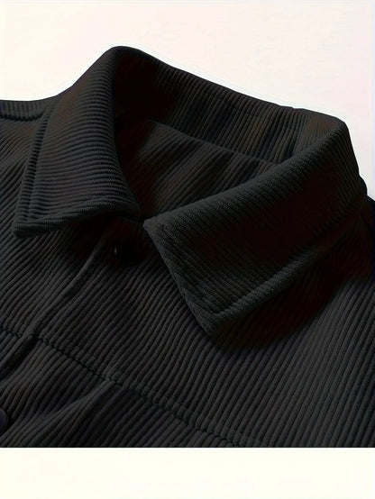 Chaqueta de invierno cortavientos para hombre – Abrigo de pana con aislamiento