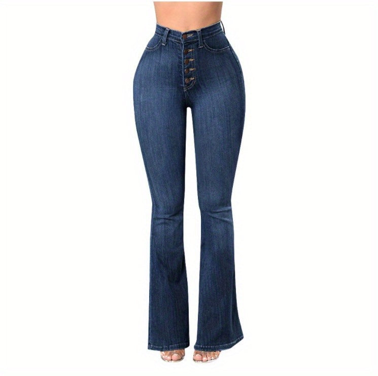 Snatched High Waist Wide Leg Jeans – Flowy Vintage Fit