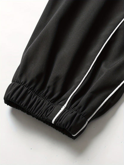 Pantalones de Jogging Holgados de Hombre con Cordón – Transpirables Informales para Exteriores