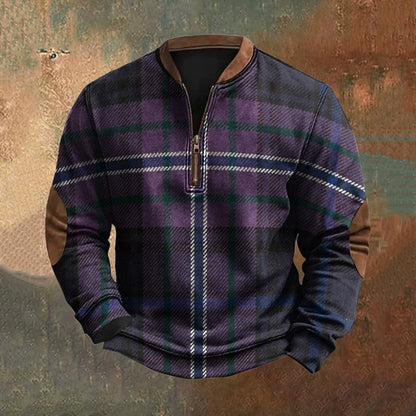 Sudadera con cremallera y estampado digital 3D para hombre - Estilo primavera y otoño