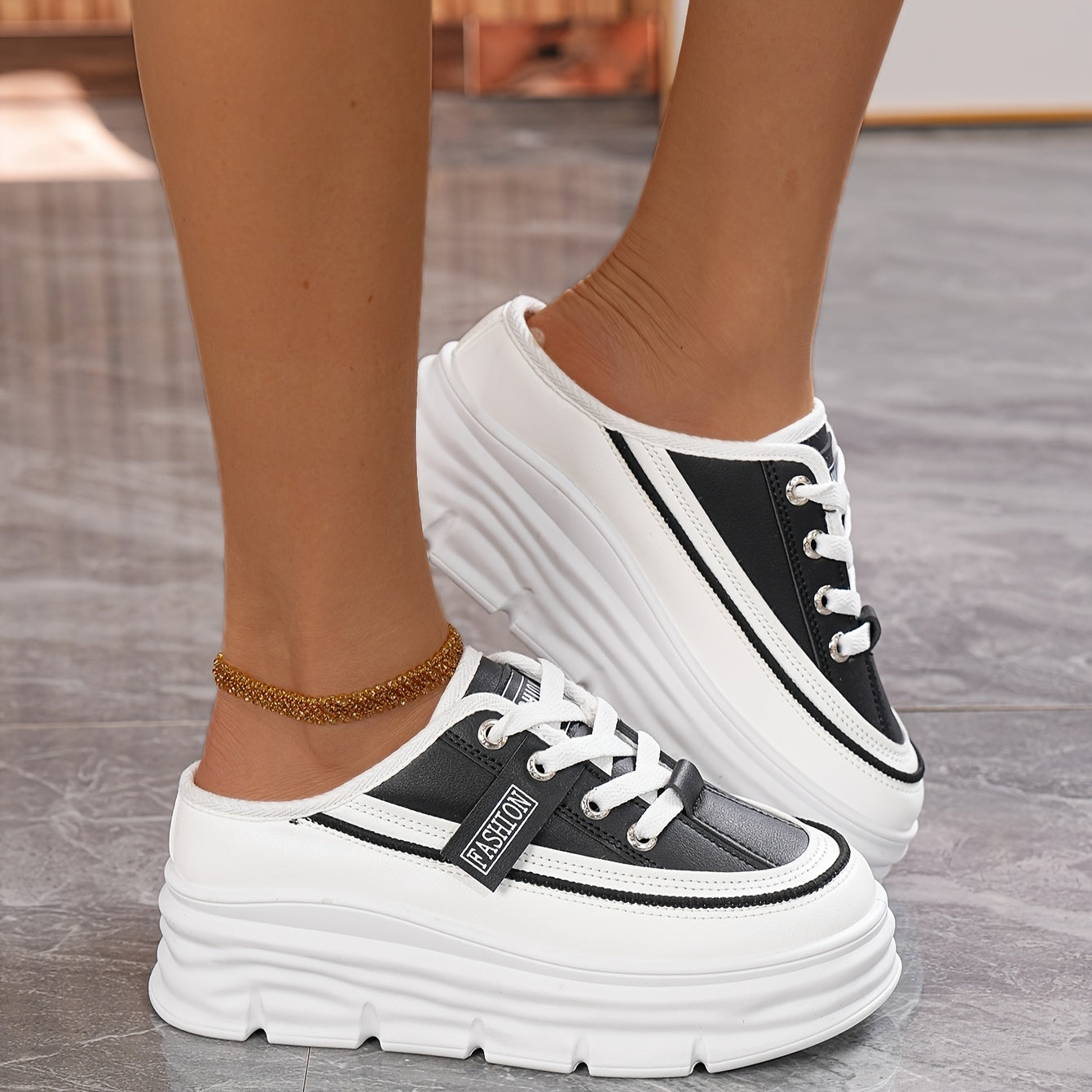 Zapatos Planos Casuales de Verano – Sandalias Cómodas de Uso Diario con Cordones